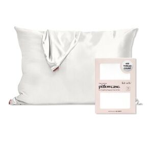 Kitsch Satin Pillowcase - Standard Size - Ivory